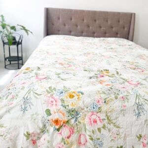 Ralph Lauren Home Lake Floral Queen Comforter RARE Vintage EUC